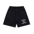 FEAR OF GOD FOG ESSENTIALS College Badge Print Loose Men’s High‑Street Shorts