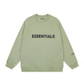 FEAR OF GOD FOG ESSENTIALS Letter Print Loose Crew Neck Sweatshirt Unisex