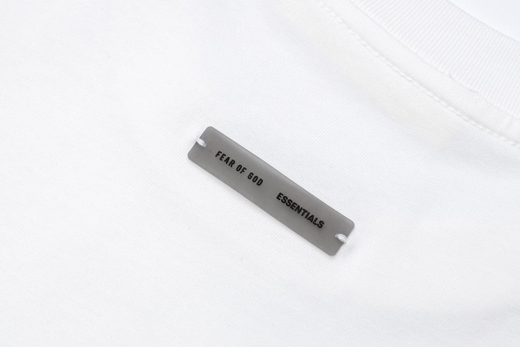 Fear of God FOG ESSENTIALS Foam Letter Print Loose Long Sleeve Tee