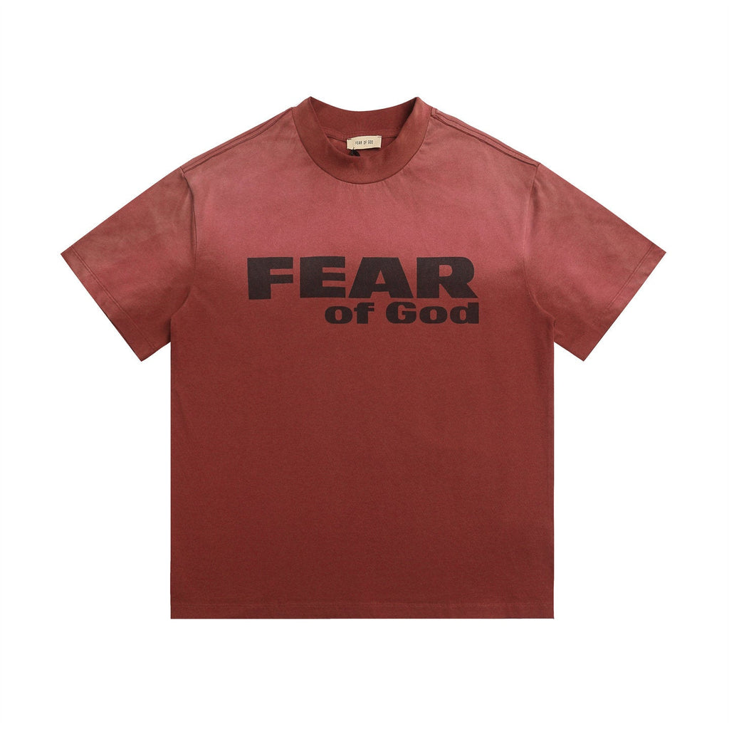FEAR OF GOD FOG Main Line Letter Print Loose Men’s Short Sleeve Tee