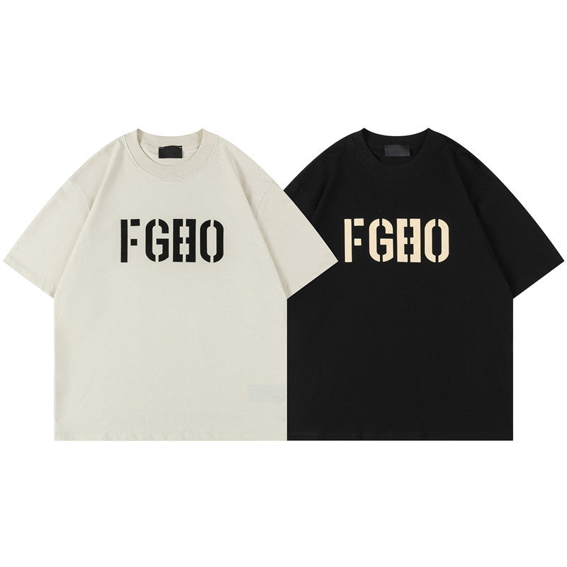 FEAR OF GOD ESSENTIALS FGEO Chest Logo Black T‑Shirt