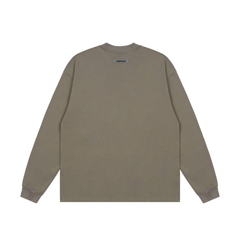 FEAR OF GOD FOG ESSENTIALS Chest Letter Loose Unisex Long Sleeve Tee