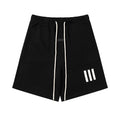 FEAR OF GOD FOG ESSENTIALS Silicone 3‑Stripes Unisex Loose 5‑Inch Sports Shorts
