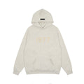 FEAR OF GOD FOG ESSENTIALS Flocked 1977 Loose High‑Street Hoodi