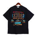 RHUDE Destination Graphic T-Shirt – Black